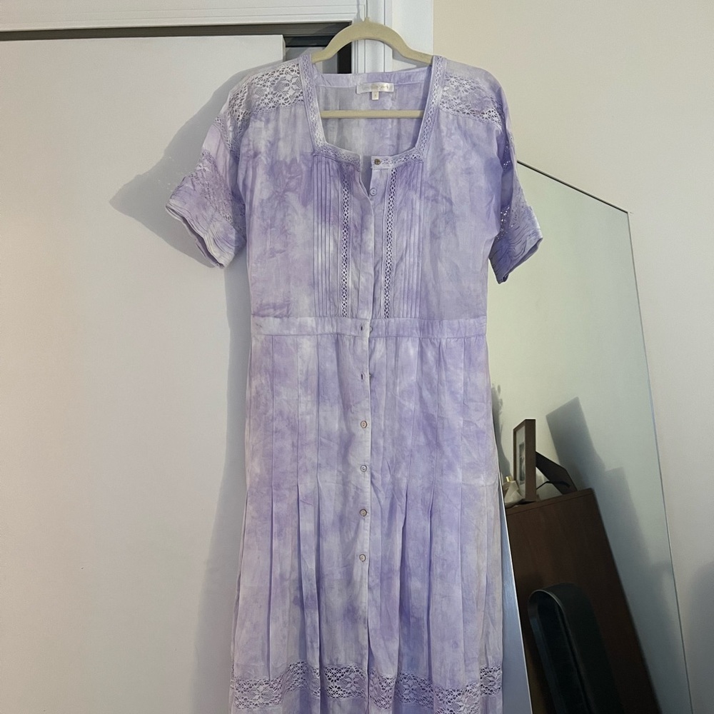 Loveshack fancy Edie Midi Dress